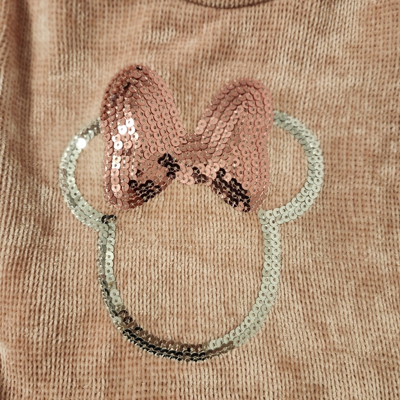 Disney Pink Sweatshirt with Bow Design - Picture 2 of 5